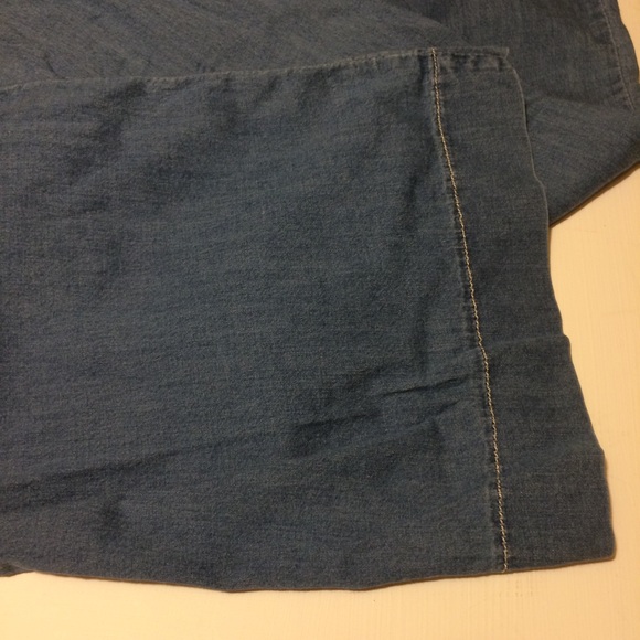 NYDJ Wide Leg Med Wash Jeans Lift Tuck Technology - Picture 2 of 8